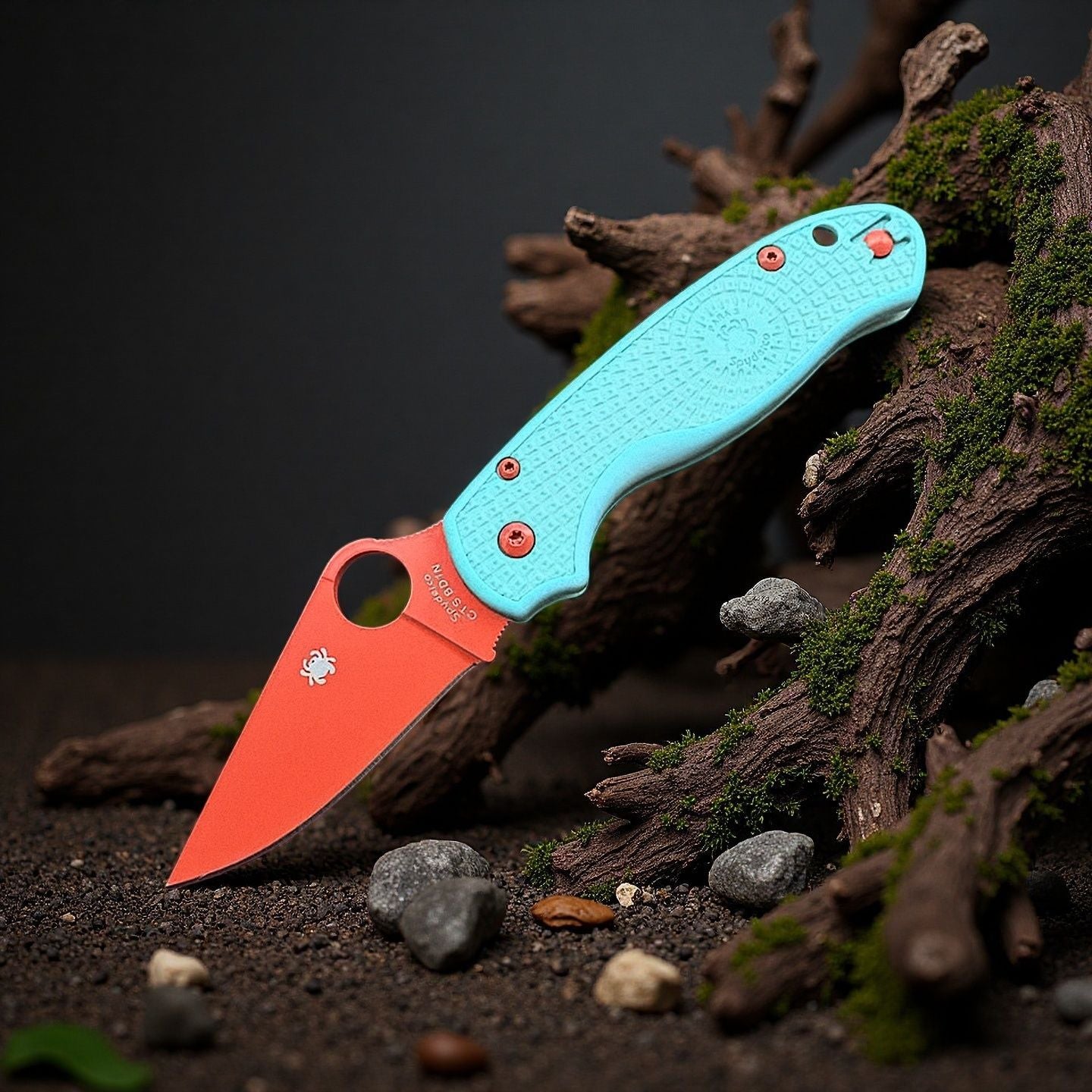 Spyderco C223 Pocket Knife Light Weight Plain Edge
