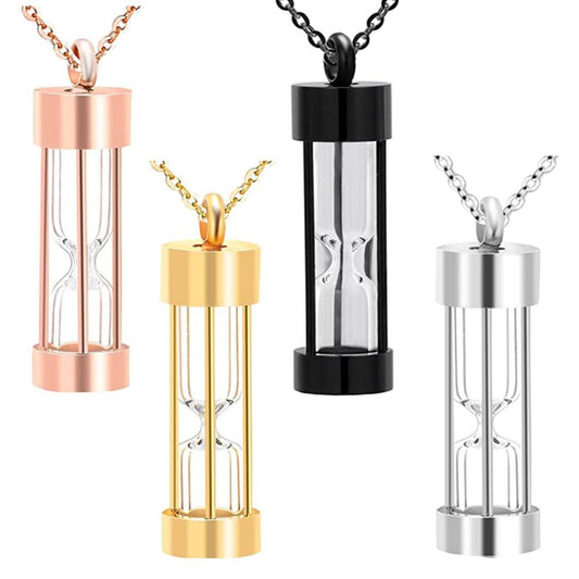 PIGGOODS Eternity Memory Hourglass Urn Necklace