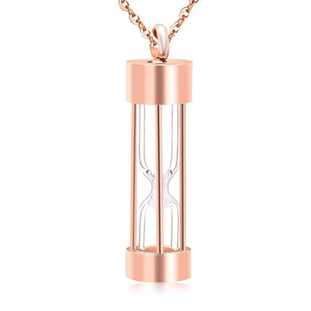 PIGGOODS Eternity Memory Hourglass Urn Necklace