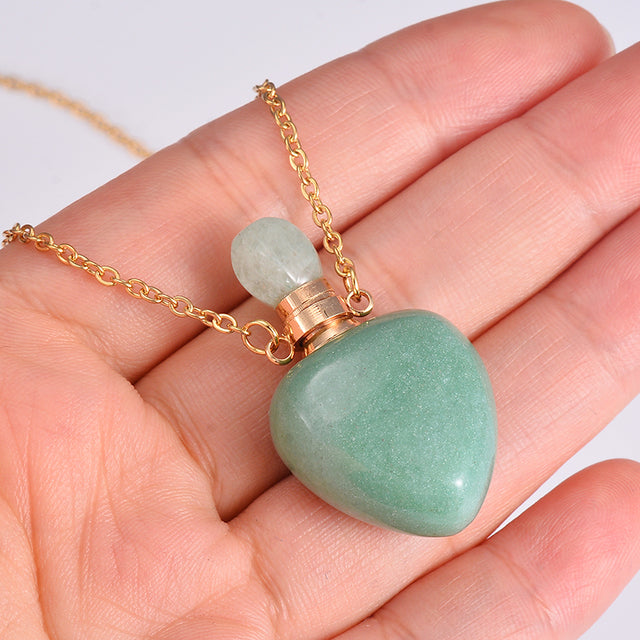 Fashion Natural Stone Necklace for Perfume Pendant