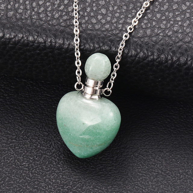 Fashion Natural Stone Necklace for Perfume Pendant