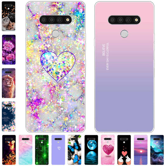 For LG Stylo 6 Case Silicone Soft Landscape TPU Phone Cover