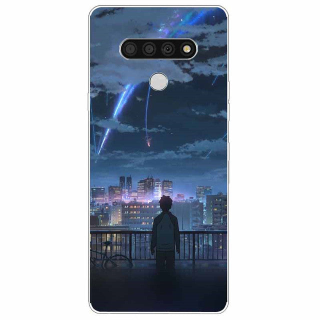 For LG Stylo 6 Case Silicone Soft Landscape TPU Phone Cover