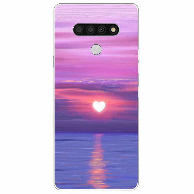 For LG Stylo 6 Case Silicone Soft Landscape TPU Phone Cover