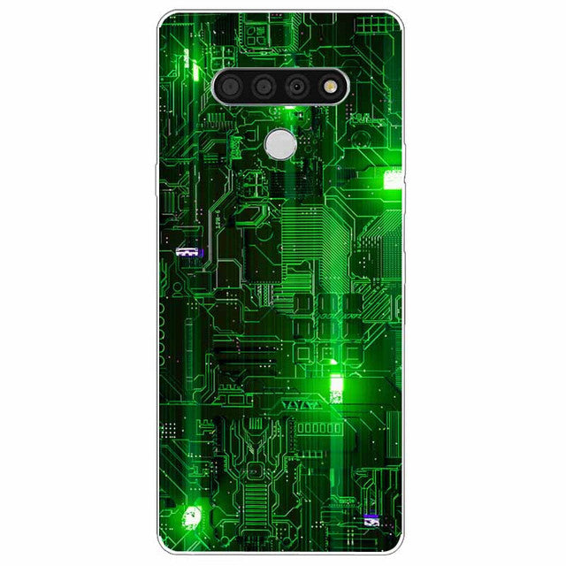 For LG Stylo 6 Case Silicone Soft Landscape TPU Phone Cover