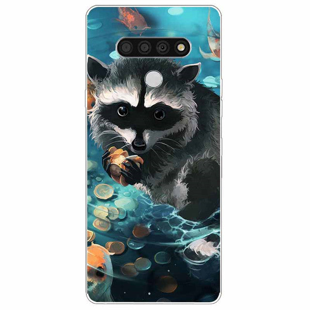 For LG Stylo 6 Case Silicone Soft Landscape TPU Phone Cover