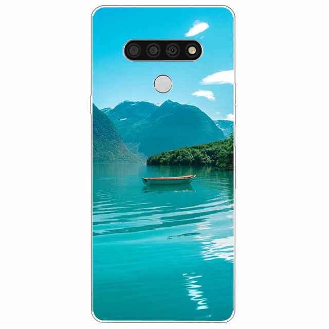 For LG Stylo 6 Case Silicone Soft Landscape TPU Phone Cover