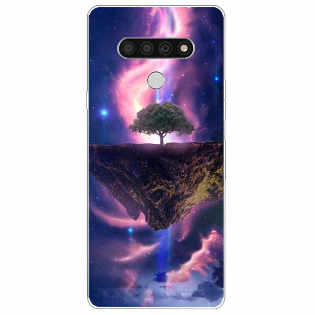 For LG Stylo 6 Case Silicone Soft Landscape TPU Phone Cover