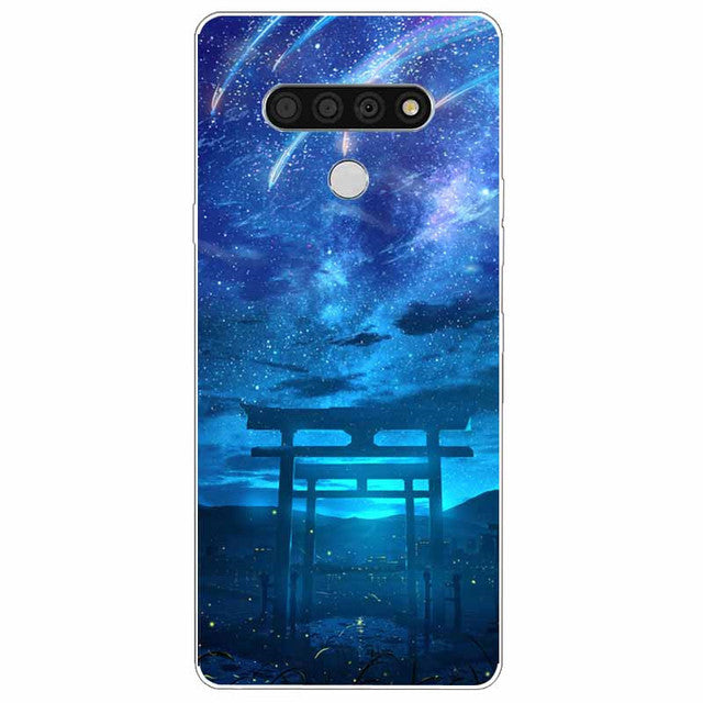 For LG Stylo 6 Case Silicone Soft Landscape TPU Phone Cover