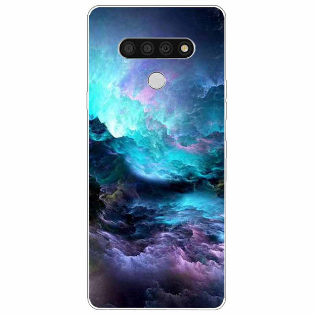 For LG Stylo 6 Case Silicone Soft Landscape TPU Phone Cover