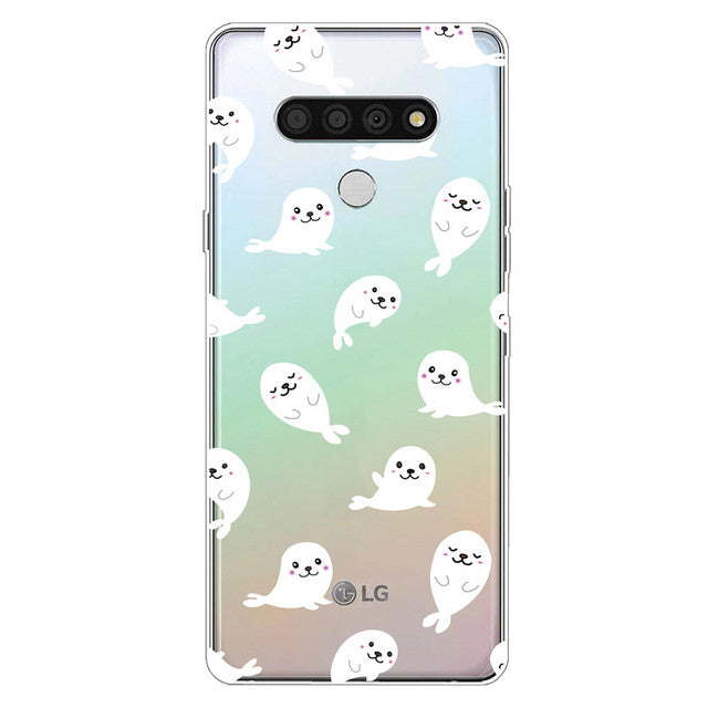 For LG Stylo 6 Case Transparent Soft Siilcone Phone Cover