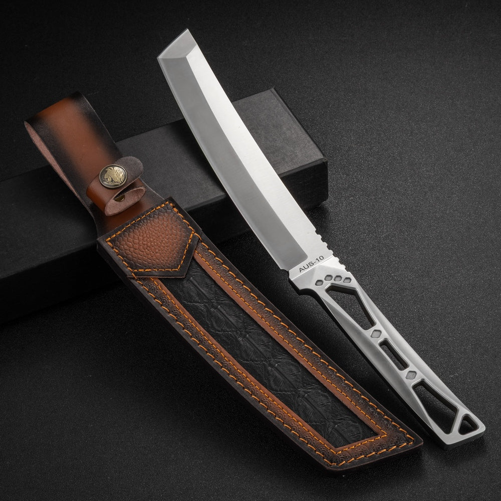 14.5in Full AUS-10 Steel Tanto