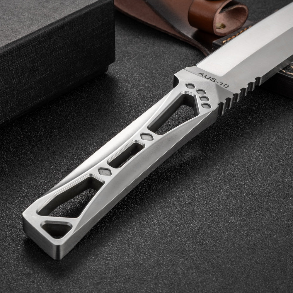14.5in Full AUS-10 Steel Tanto