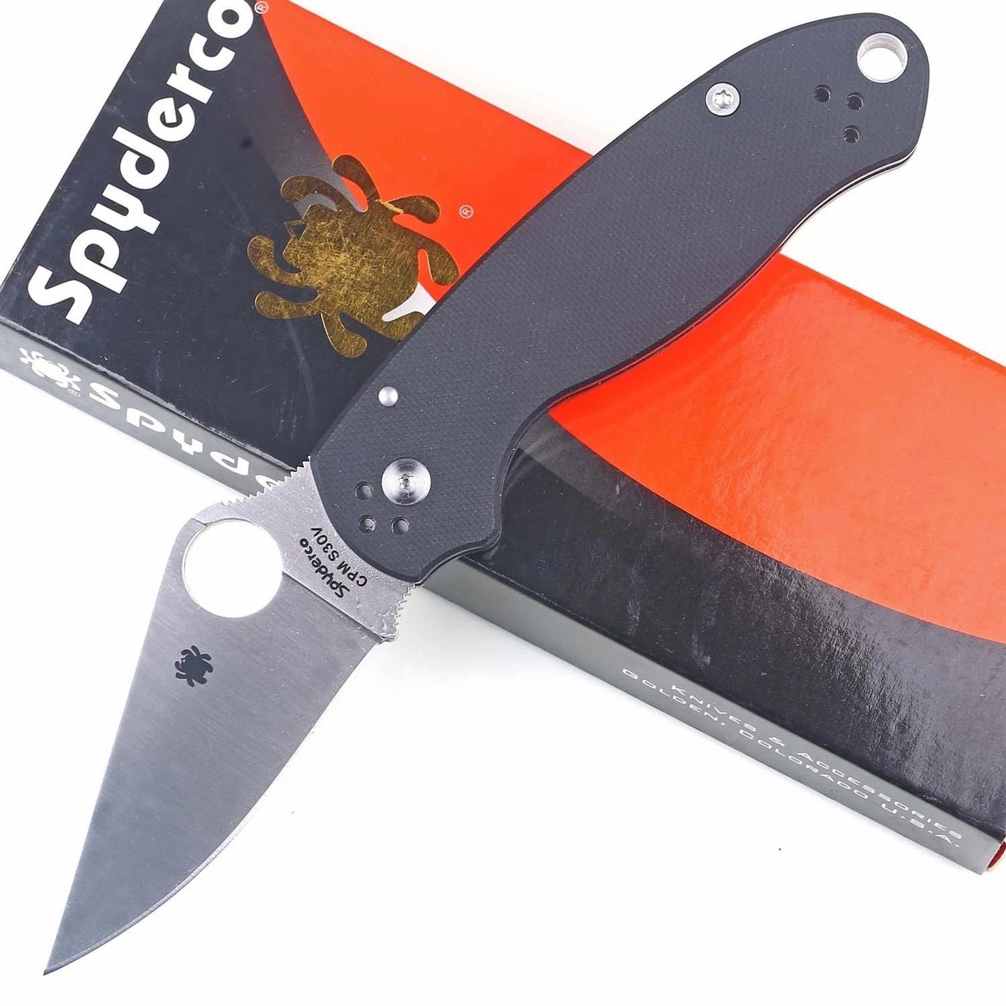 Spyderco C223 Pocket Knife Light Weight Plain Edge Para 3
