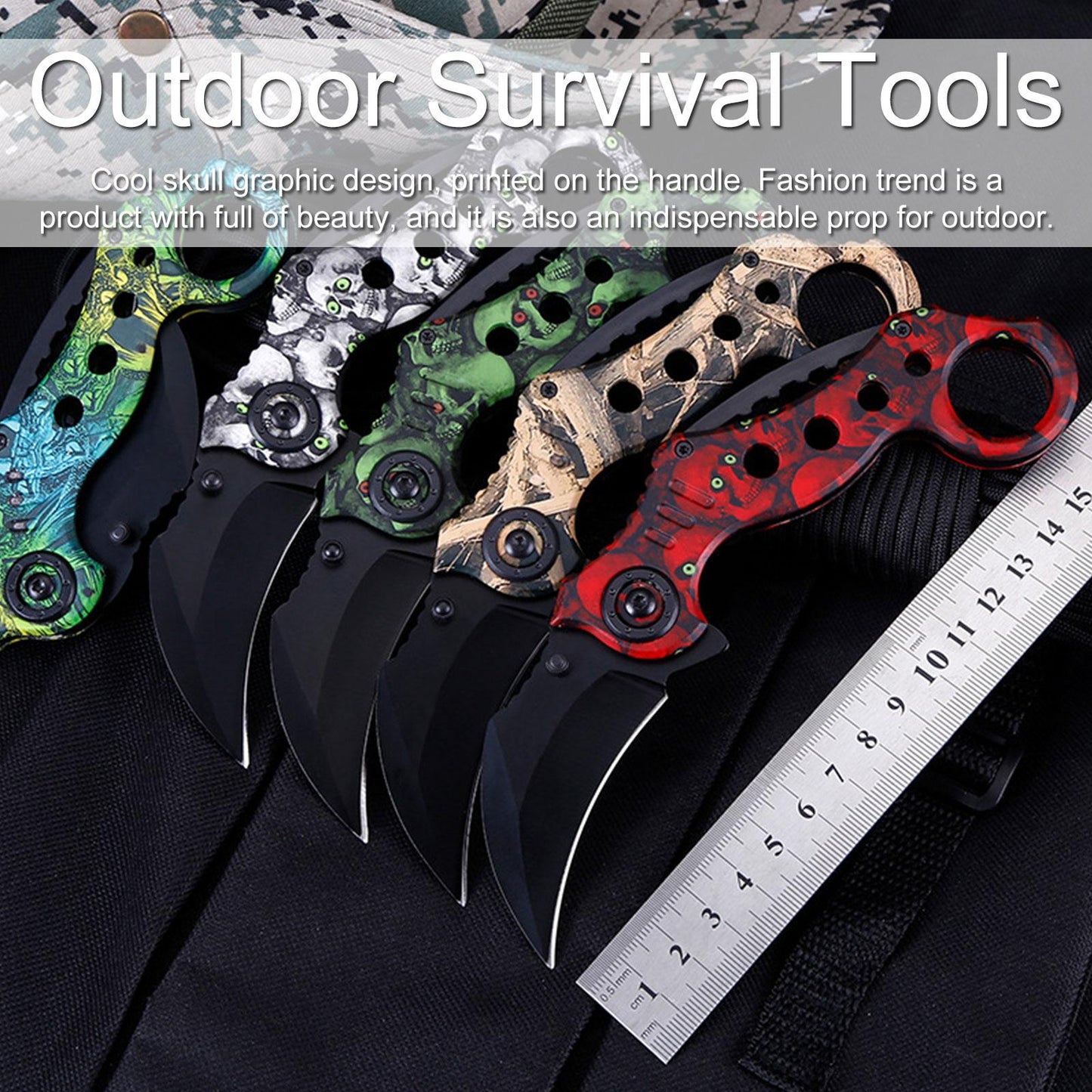 Scorpion Claw Knife Outdoor Self-defense Hunting Survival Camping Knife