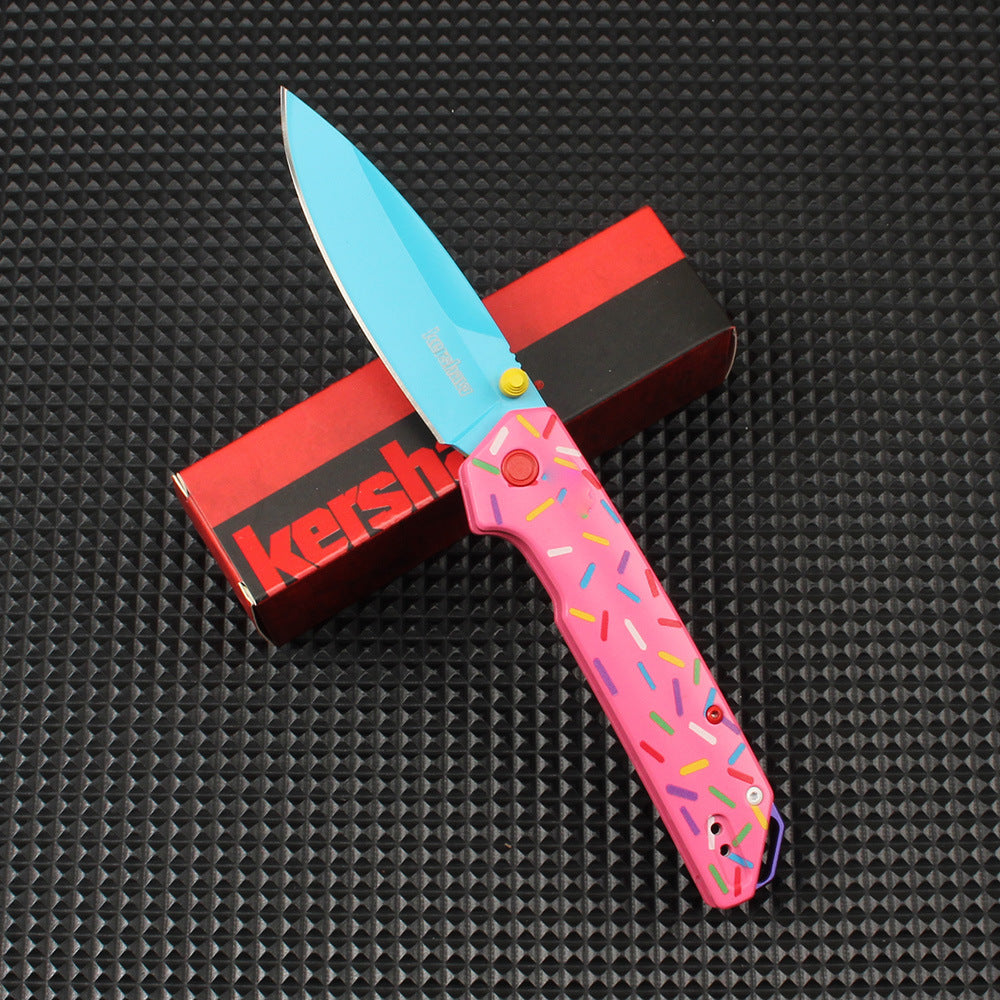 Full Donut Dural Lock Knife Kershaw 2038 Pocket EDC Knife