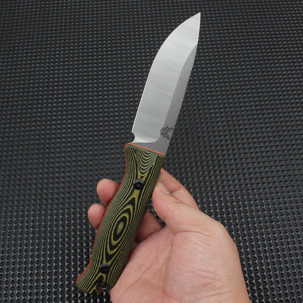 Bench Made 15002 Full Tang Fixed Blade G10 Handle