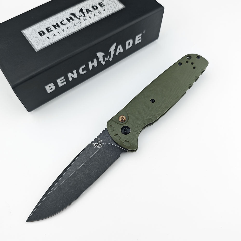 BM 4300 Dual Lock Switchblade G10 Handle