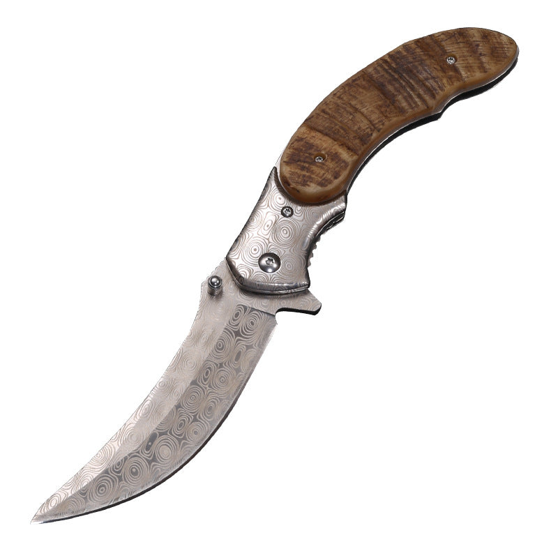 Wicked Persian Knife with Sheep Horns Handle