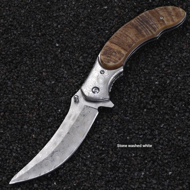 Wicked Persian Knife with Sheep Horns Handle