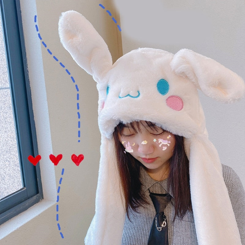 Sanrio Moving My Melody Lighting Ears Winter Hat For Kids Teens