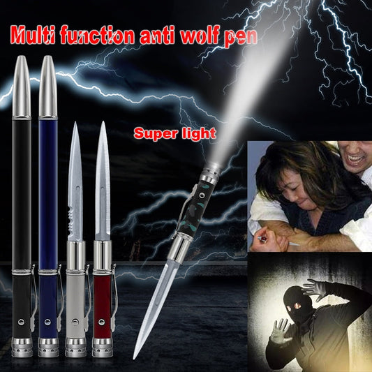 High-tech Led Multi-functional Self-denfense Pen