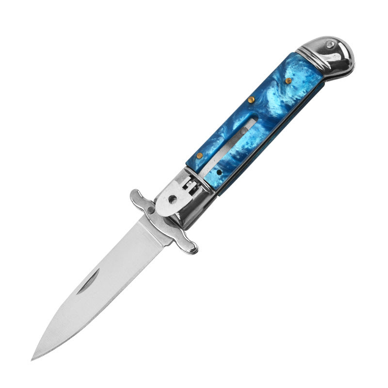 New Handle AKC Swinguard Stiletto Automatic Switchblade