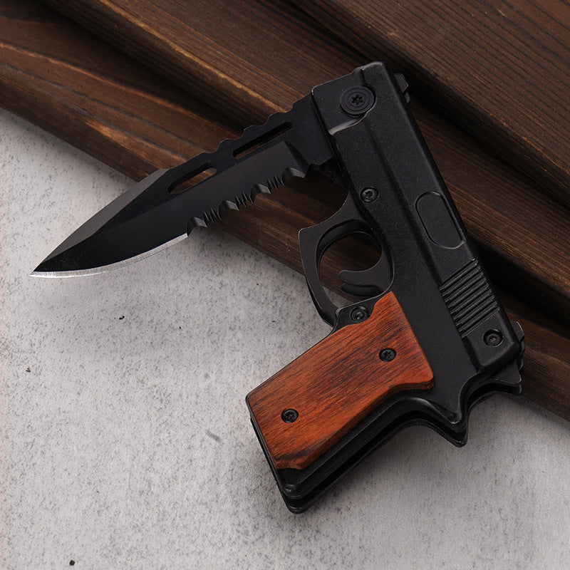 Gun Shape Pistol Folding Knife