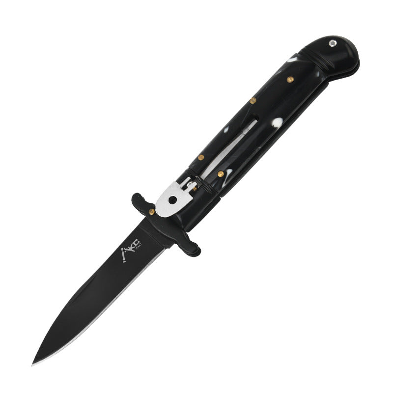 New Handle AKC Swinguard Stiletto Automatic Switchblade