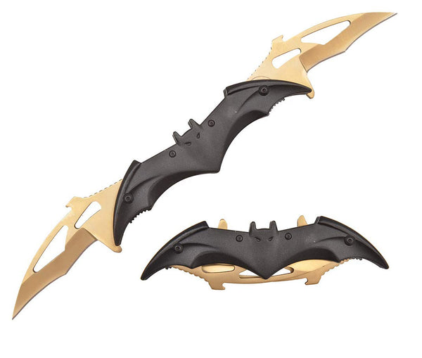Batman Knife Twin 2 Blade Folding Knife – BLADESUBSCRIBE
