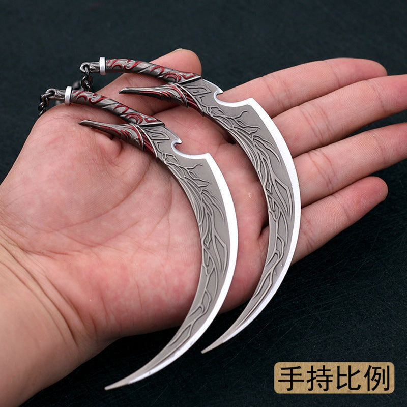 Evil Blade Machete Arcuated Knife Game Cosplay Tool