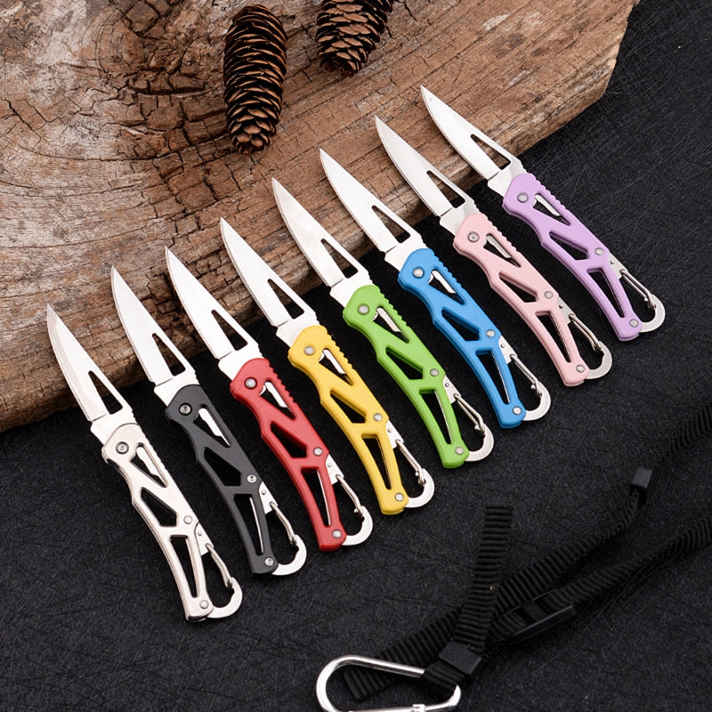 PIGGOODS Emergency Survival Knife Portable Size Keychain Pendant