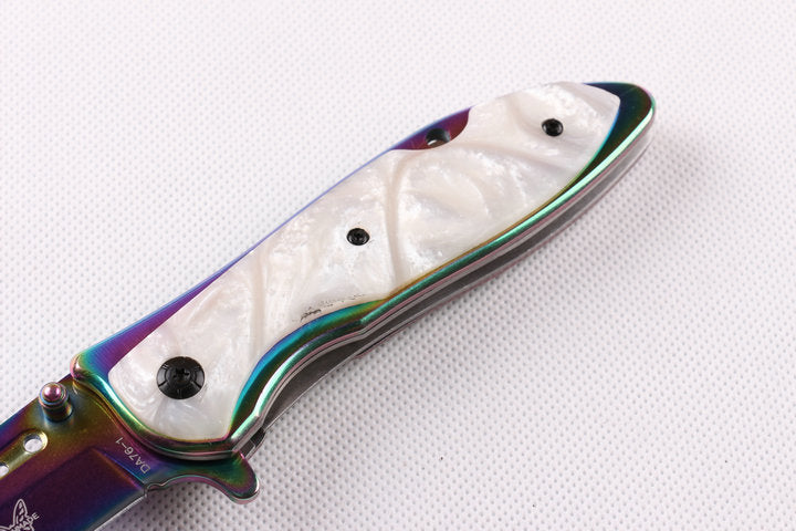 Benchmade DA76-1 White Pearl Handle