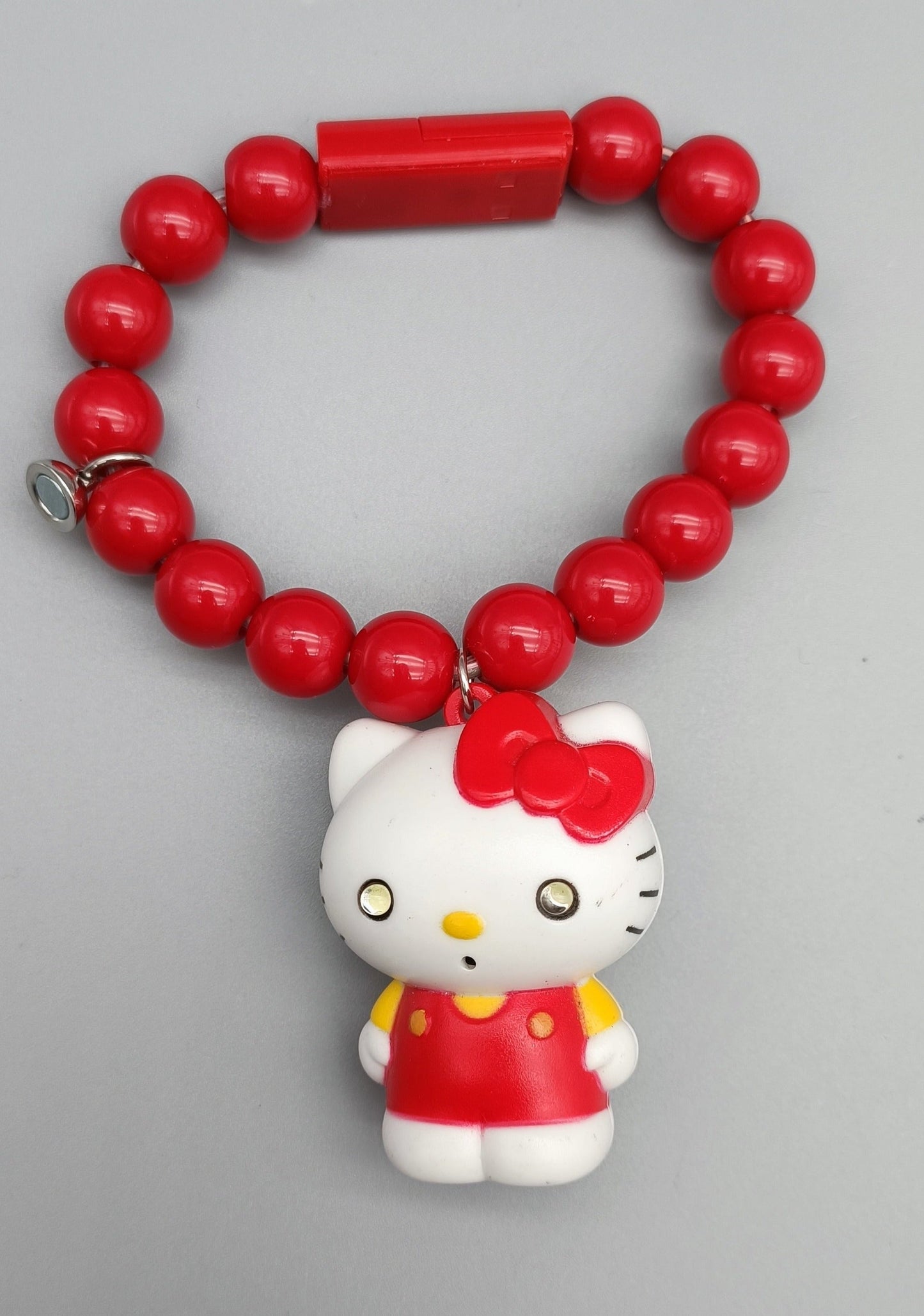 Lighting Hello Kitty Say "I Love You" Phone Charger Bracelet Charger Cable Magnetic Bracelet