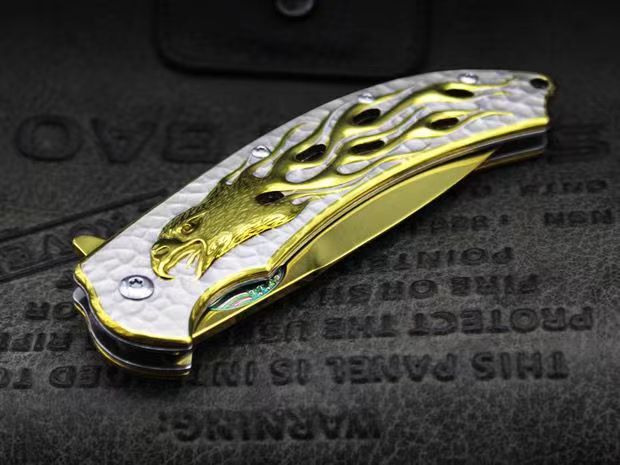 Hunting God Flame Eagle Outdoor Self-Defense Folding Knife