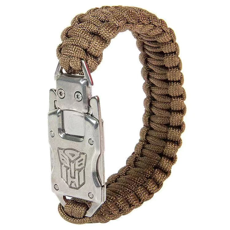 Outdoor Self-Help Self-Defense Hidden Bracelet Knife Transformers Pattern