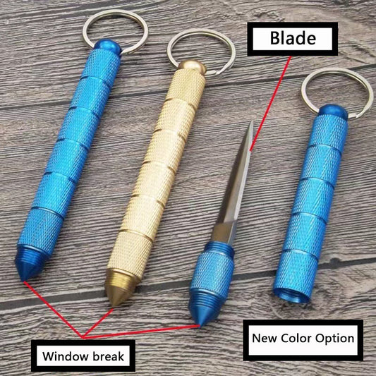 Self Defense Tactical Pen Hidden Knife Window Break