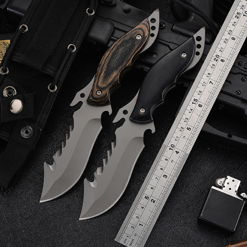 Tactical Shark Fixed Knife Outdoor Hunting sharp Tool