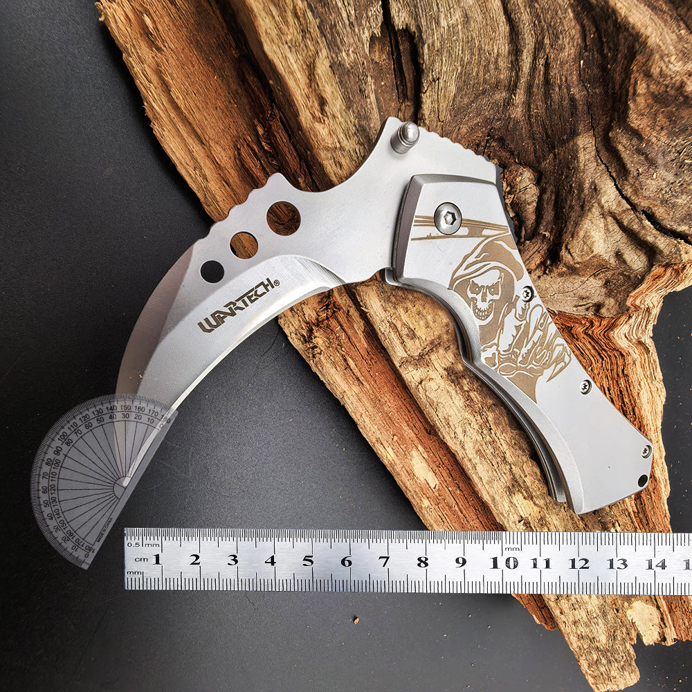 Grim Reaper Folding Sickle Pocket Knife