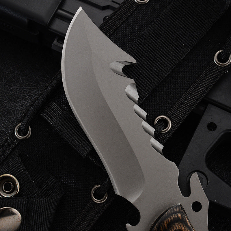 Tactical Shark Fixed Knife Outdoor Hunting sharp Tool