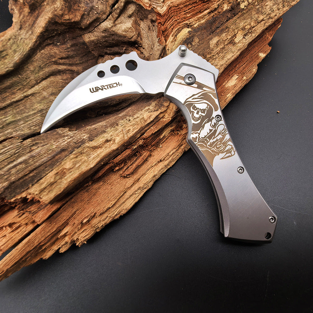 Grim Reaper Folding Sickle Pocket Knife