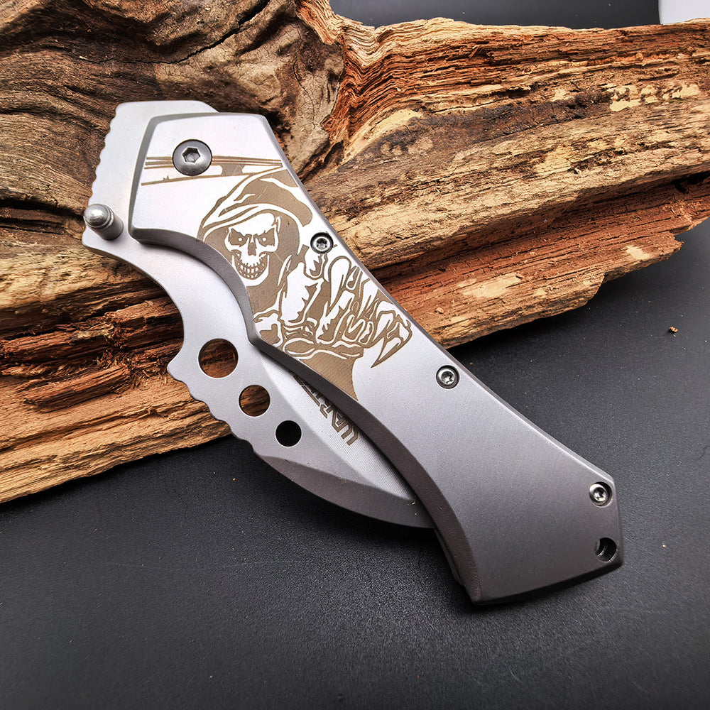 Grim Reaper Folding Sickle Pocket Knife