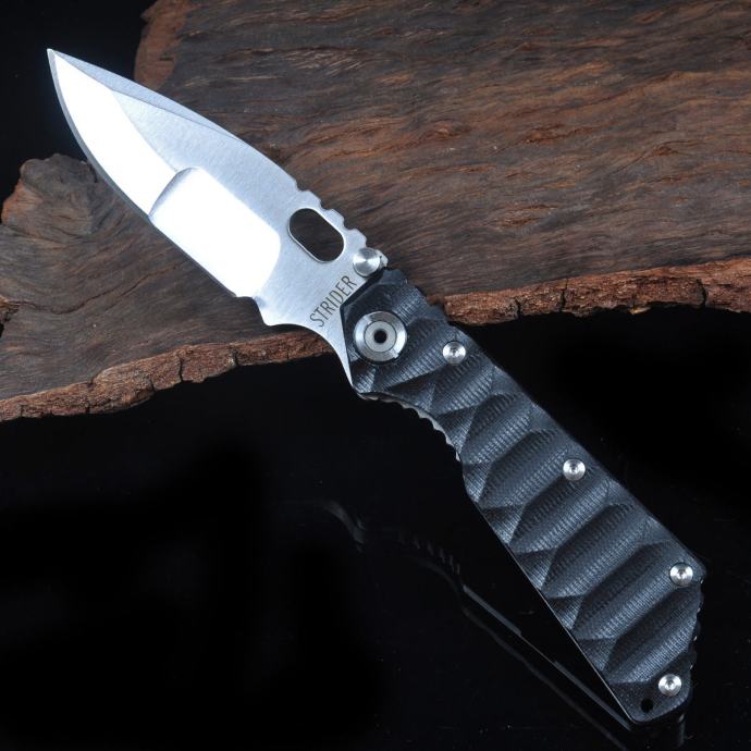 Strider Boss Folder G10 Pocket Knife/Black Dessert Color
