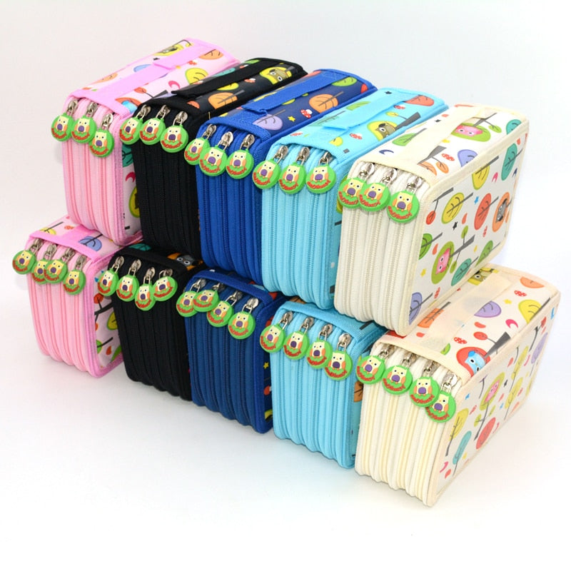 32-72 holes cartoon pencil case