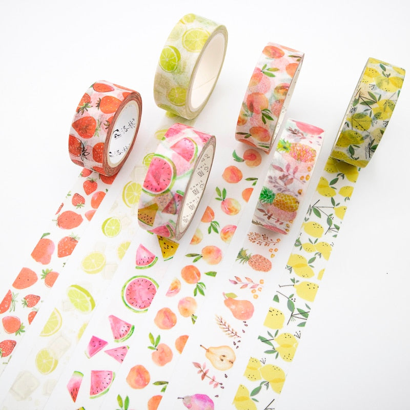 Summer Fruit Washi Tape 1PCS