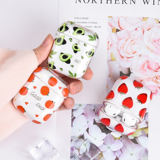 Cute Fruit transparent AirPods Case