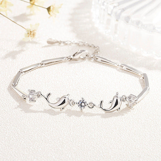 Creative Silver color Dolphin Bracelets