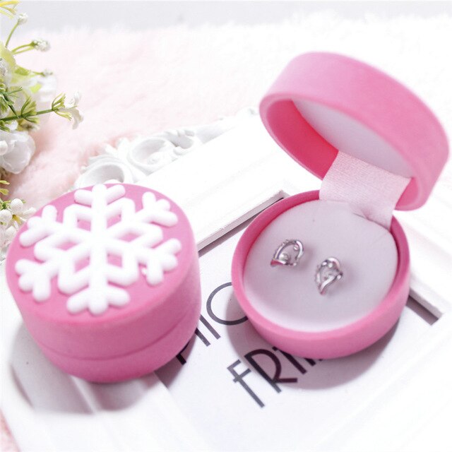 Fashion Velvet Shell Crown Jewelry Box