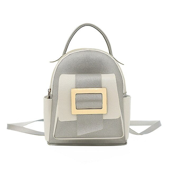 Mini Backpack Women PU Leather Bag