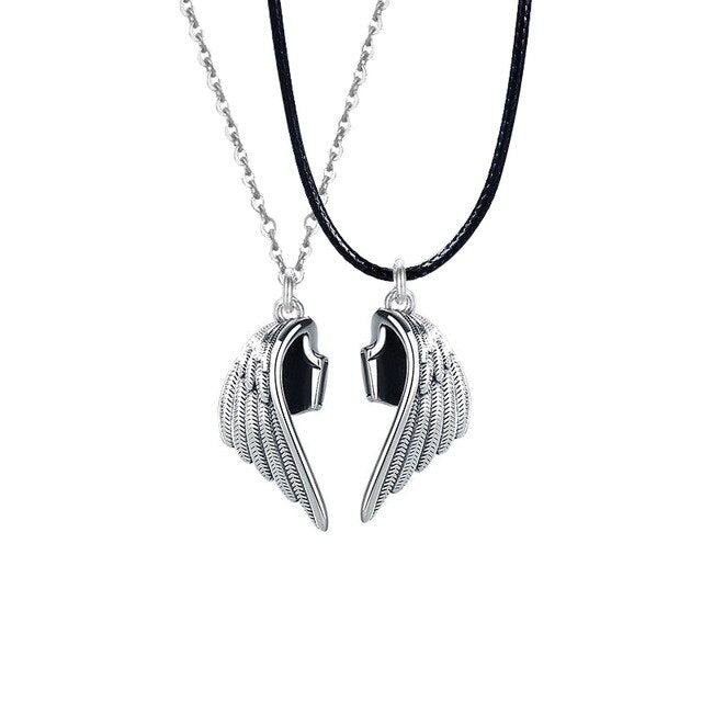 Devil And Angel Wings Pendant Magnetic Necklaces